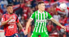 Independiente Medellín tiene dos partidos en la semana, por Copa Libertadores y Liga Betplay, ambos como visitante. Mientras que Atlético Nacional será local el domingo ante Bucaramanga.FOTO MANUEL SALDARRIAGA