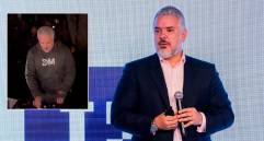 Iván Duque estuvo mezclando música en una fiesta privada. Fotos: Colprensa y redes sociales. 