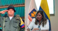Alexander Díaz Mendoza, alias Calarcá, jefe de disidencias. Foto: Colprensa y redes sociales