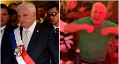 El expresidente panameño Ricardo Martinelli llegó asilado a Bogotá el sábado 10 de mayo. FOTOS: Colprensa y captura de video 