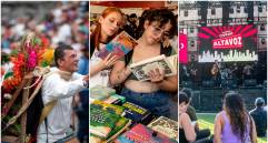 La Feria de las Flores, la Fiesta del Libro y el Festival Internacional Altavoz son algunos de los eventos que vivirá Medellín en este 2026. FOTOS: EL COLOMBIANO 