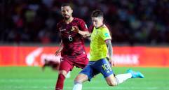 Venezuela y Colombia se miden en Maturín para el cierre de la Eliminatoria al Mundial, los dirigidos por Néstor Lorenzo clasificados buscarán cerrar con buen resultado. FOTO GETTY 