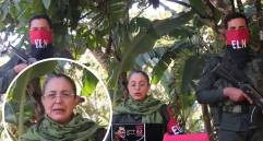Alias Silvana Guerrero, comandante del Frente de Guerra Nororiental del ELN, reapareció tras la orden del Gobierno de Abelardo de la Espriella de intensificar las operaciones militares contra esa guerrilla. Foto: Captura de video