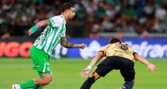 Atlético Nacional ganó el duelo ante Águilas Doradas en el Atanasio Girardot con tantos de Juan Bauzá y Edwin Cardona. FOTO MANUEL SALDARRIAGA 
