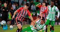 Atlético Nacional visitará a São Paulo el próximo martes en el partido de vuelta por un cupo a los cuartos de final. Foto: Manuel Saldarriaga