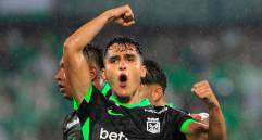 Juan Manuel Rengifo debutó en Atlético Nacional el 27 de agosto de 2025. FOTO: Camilo Suárez
