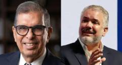 El ministro de Ambiente Fabio Arjona tiene una relación cercana con el expresidente Iván Duque en temas medioambientales. Foto: Cortesía/Asobancaria.
