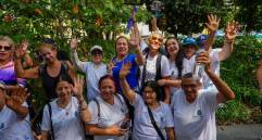 Lanzamiento de la iniciativa Mi metro cuadrado, en el Parque de Belén. FOTO: ALCALDÍA DE MEDELLÍN