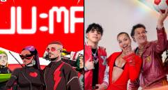 Así se han promocionado ambas canciones que aunque no son las oficiales del Mundial van a sonar desde ya para ambientar la fiesta del fútbol. FOTOS Cortesía