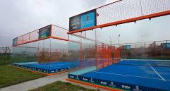 $521 millones fue la inversión en las canchas de pádel en la Unidad Deportiva María Luisa Calle. FOTO: CORTESÍA ALCALDÍA DE MEDELLÍN