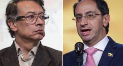 Gustavo Petro y José Manuel Restrepo discutieron sobre la teoría del decrecimiento econímico. FOTOS: Colprensa 