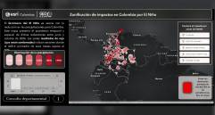 La plataforma ArcGIS integra datos de satélites de la NASA y la NOAA con información territorial para construir mapas de riesgo climático que cruzan amenaza, exposición y vulnerabilidad ante fenómenos como El Niño. FOTO cortesía Esri Colombia