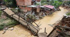 Las intensas lluvias que han azotado a Medellín en los últimos días han puesto de manifiesto la vulnerabilidad de algunas zonas de la ciudad ante los eventos climáticos extremos. Foto: Manuel Saldarriaga Quintero.