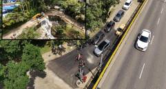 Las obras realizadas en el sector de Monterrey y en el trayecto de la quebrada La Presidenta. FOTO: Cortesía