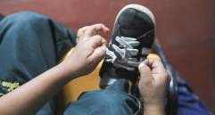 Imagen de referencia de un niño en una fundación en el centro de Medellín que busca evitar el trabajo infantil. FOTO: Archivo EL COLOMBIANO