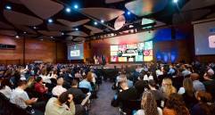 Representantes del Foro Económico Mundial y líderes del ecosistema de innovación visitaron la ciudad. FOTO cortesía Alcaldía de Medellín.