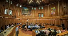El proyecto de ordenanza se aprobó en primer debate con cinco votos a favor y uno en contra. FOTO: Camilo Suárez