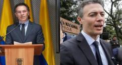 Imagen de referencia de los alcaldes de Medellín Federico Gutiérrez y Daniel Quintero, quienes están enfrascados en luchas jurídicas por sus comentarios en redes. FOTO: Alcaldía de Medellín y Colprensa