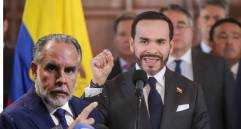 Armando Benedetti, exministro del Interior de Gustavo Petro y el presidente Abelardo de la Espriella. Foto: Colprensa