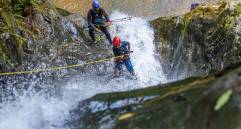 La imponente cascada La Avispa, en el Caquetá, es uno de los principales atractivos de este destino que busca posicionarse como un referente de turismo sostenible. FOTO: Camilo Suárez