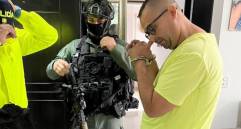 Así fue la captura del sargento Édgar Garzón (“Kevin”), en 2024. FOTO cortesía de policía