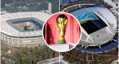 La Federación Alemana analiza la viabilidad de una candidatura que aproveche su “maquinaria perfecta” de estadios y logística, marcando su territorio frente a las futuras sedes en Arabia Saudí y Marruecos. FOTO: DFB, Getty y Europa Press