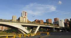 El intercambio vial de Aguacatala, la Avenida las Vegas y la 33 serán algunos puntos donde se presentarán cierres viales. Foto: Cortesía. 