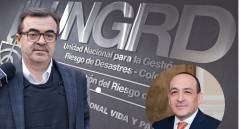 Olmedo López (izq.), exdirector de la UNGRD cruzaba mensajes con Vladimir Fernández, hoy magistrado de la Corte Constitucional, cruzaban mensajes sobre reuniones y nombramientos. FOTOS: Colprensa