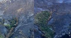 Tras una labor de las autoridades y un trabajo conjunto con campesinos de la zona se controló un incendio forestal en Ábrego, Norte de Santander. Foto: tomadas de X @laopinion_col