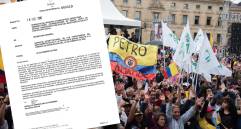 Las marchas del 19 de febrero buscan apoyar el decreto que subió en un 23% el salario mínimo en Colombia. FOTO: MINISTERIO DEL INTERIOR Y MINISTERIO DE SALUD.