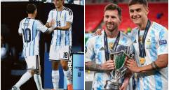 Nico Paz y Paulo Dybala son los apuntados a reemplazar a Messi en el futuro inmediato. FOTOS: Instagram Nico Paz y PauloDybala