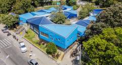 Así quedó el nuevo espacio de atención de niños en esta zona del occidente de Medellín. FOTO: Cortesía