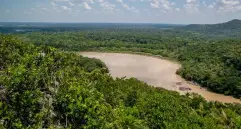 Vista aérea de la selva amazónica, el bosque tropical más grande del planeta y clave para la regulación climática global. FOTO Juan Antonio Sánchez