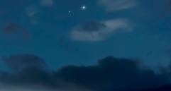 Así se verán Venus y Júpiter en el cielo si este está despejado. FOTO Getty