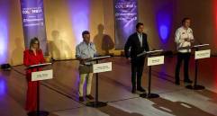 Vicky Dávila, Aníbal Gaviria, David Luna y Juan Manuel Galán debatieron en Antioquia a menos de dos semanas de la Gran Consulta por Colombia. Foto: Camilo López.