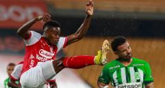 Imágenes del partido entre Nacional y Santa Fe, a puerta cerrada, que se disputó el 4 de noviembre de 2024. FOTO MANUEL SALDARRIAGA