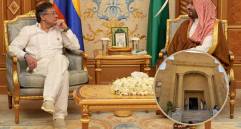 A la visita asistió el presidente Petro y la canciller Villavicencio. FOTOS: Presidencia