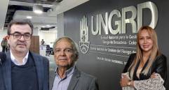 De izquierda a derecha: Olmedo López, exdirector de la UNGRD; Ricardo Bonilla, exministro de Hacienda; y Sandra Ortiz, exconsejera para las Regiones. Foto: Colprensa