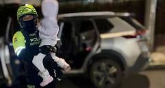 Todo ocurrió mientras intentaban robar una camioneta. FOTO: POLICÍA DE BOGOTÁ.