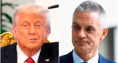 Tim Davie (derecha en la foto) llevaba cinco años en el cargo de director general de la BBC. FOTOS: Getty y cortesía BBC