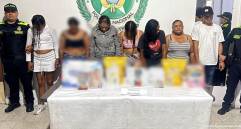 La justicia colombiana condenó a seis venezolanos y una colombiana por usar a niños embera para mendigar en Medellín. Foto: cortesía Fiscalía General de la Nación.