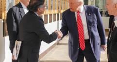 Reunión este 3 de febrero entre Gustavo Petro y Donald Trump, en la Casa Blanca. FOTO: Cancillería.