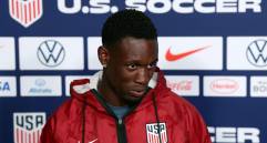 En una decisión exprés, la comisión de apelación de la FIFA rechazó el recurso belga para frenar la presencia del delantero Folarin Balogun, expulsado en la ronda anterior. FOTO: Getty