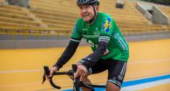 Martín Emilio Cochise Rodríguez, uno de los históricos del ciclismo de Colombia. El velódromo de Medellín lleva su nombre. FOTO CAMILO SUÁREZ