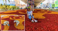 Así quedó el puente de la Avenida Guayabal con la Calle 10 tras la intervención de la Alcaldía. FOTO: Cortesía