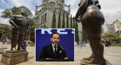Imagen de referencia del Palacio de la Cultural Rafael Uribe Uribe y del presidente electo Abelardo De la Espriella. Foto: Manuel Saldarriaga Quintero