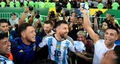 La rivalidad entre los cariocas y Argentina siempre ha estado a lo largo de la historia, pero para Messi, es inaudito que siempre haya problemas con la fuerza publica en un partido contra ellos. FOTO: TWITTER @Argentina