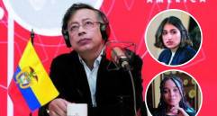 El presidente Gustavo Petro en entrevista con la cadena Caracol Radio. Foto: Captura de pantalla/Colprensa.