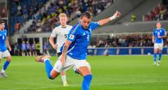 Italia busca volver a un Mundial después de doce años. La última vez que participó en una Copa del Mundo fue en Brasil 2014. Se quedó en el camino en los mundiales de Rusia 2018 y Qatar 2022. FOTO getty 