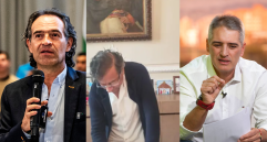 Federico Gutiérrez y Andrés Julián Rendón rechazan el decreto del presidente Petro. FOTOS: EL COLOMBIANO Y REDES SOCIALES